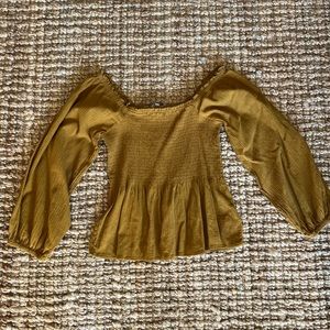Madewell long Sleeve Boho Blouse